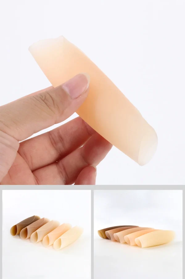 He8411db77a3c4bc79e54c38970e5f11bI-1.webp Round Shape Reusable Silicone Nipple Covers Invisible Seamless Breast Petals No Show Full Coverage Nip Pasties Sticky Bra