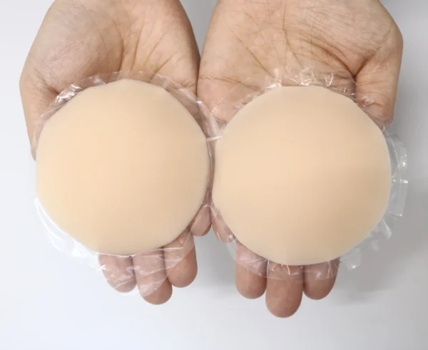 S1fb02469ebc84429bbd29d18bebfc2822-1.webp Round Shape Reusable Silicone Nipple Covers Invisible Seamless Breast Petals No Show Full Coverage Nip Pasties Sticky Bra
