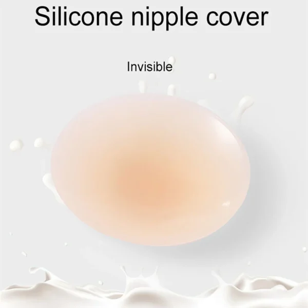 S4e0529269e8b45329da1565a7174738bV-1.webp Round Shape Reusable Silicone Nipple Covers Invisible Seamless Breast Petals No Show Full Coverage Nip Pasties Sticky Bra