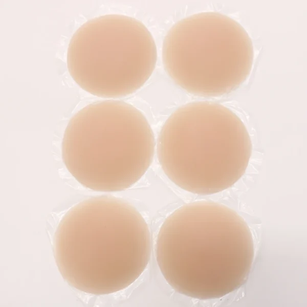 S59418690dc3a432192af6e6d4584407fv-1.webp Round Shape Reusable Silicone Nipple Covers Invisible Seamless Breast Petals No Show Full Coverage Nip Pasties Sticky Bra