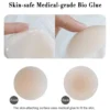 S94cdfbe99063464aa44531d451c5cf3ea-1.webp Round Shape Reusable Silicone Nipple Covers Invisible Seamless Breast Petals No Show Full Coverage Nip Pasties Sticky Bra