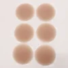 Sb4b8fdbd5956414582a6a79414328997r-1.webp Round Shape Reusable Silicone Nipple Covers Invisible Seamless Breast Petals No Show Full Coverage Nip Pasties Sticky Bra