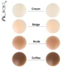 Round Shape Reusable Silicone Nipple Covers Invisible Seamless Breast Petals No Show Full Coverage Nip Pasties Sticky Bra
