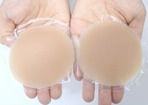 Sfac33b47598f4bc6ad3f0d155298e604w-1.webp Round Shape Reusable Silicone Nipple Covers Invisible Seamless Breast Petals No Show Full Coverage Nip Pasties Sticky Bra